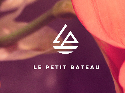 Le Petit Bateau boat logo practice vector