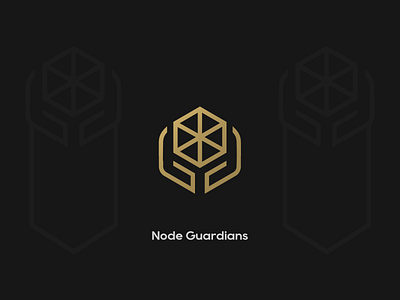 Node Guardians - Logotype design branding concept design gradient illustration logo ui