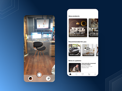 Furniture AR app app design ar augmented reality augmentedreality design furniture furniture app logo typography ui ui design uidesigner uiux user experience user inteface userinterface ux ux design uxdesign