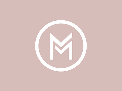 Double M clean icon logo m modern monogram simple