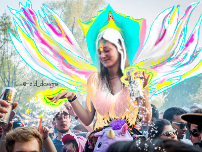 Angel Beer Girl 2019 canada fieldddesigns graphicdesign ryanfield toronto