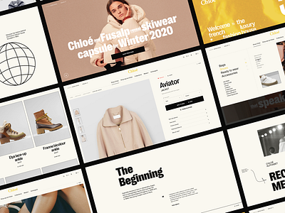 Chloé — E-commerce Redesign branding clean design desktop e commerce fashion product typography ui ux web