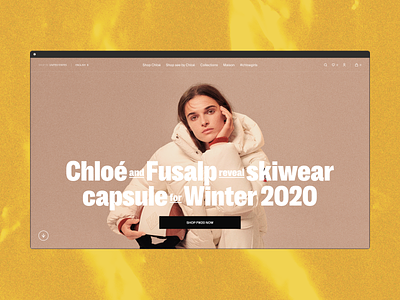 Chloé — E-commerce Redesign branding clean design desktop e-commerce fashion product typography ui ux web