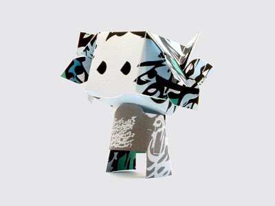 Farsi Calligraphy PaperToy art calligraphy character farsi paper toy