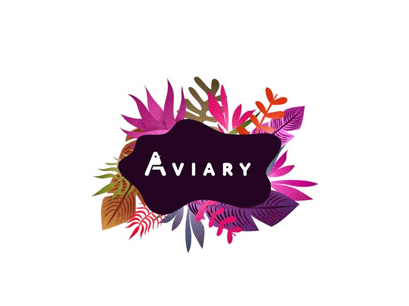 Aviary animated gif animated gifs aviary aviary illustration bird bird illustration design design inspiration illustraor illustration illustration art logo logo gif