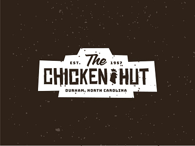 The Chicken Hut Logo branding design graphic illustration illustrator logo typography vector