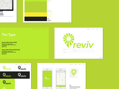 Reviv Brand Guidelines brand identity branding design graphic illustration illustrator logo presentation presentation design typography vector