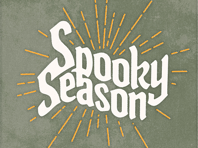 Spooky Season graphic graphic design halloween retro spooky type type exploration vintage