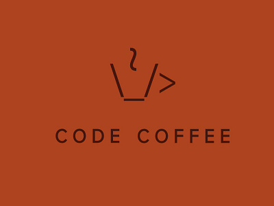 Code Coffee code coffee illustrator logo design office