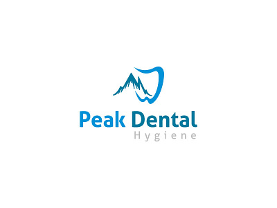 Detal Hygiene brand dental logo medical peak