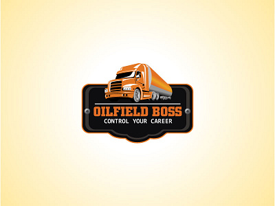 Oil Field Boss brand heavy logo truck vehicle wheel