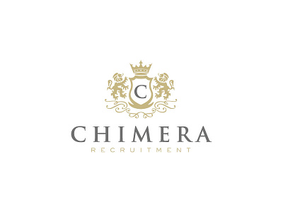 Chimera Logo brand crown fashion jewelry lion logo marketing royal