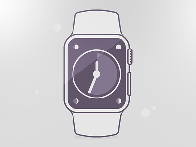 Apple Watch Line Art