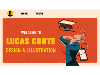 My new portfolio website is up! @ lucaschute.com branding design illustration webdesign