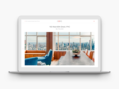 CORE Real Estate — Website clean e commerce interactive minimal photography portfolio property real estate responsive web website white
