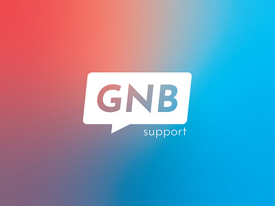 Logo concept 1 GNB support branding branding design digital gradient logo logo design logodesign vector