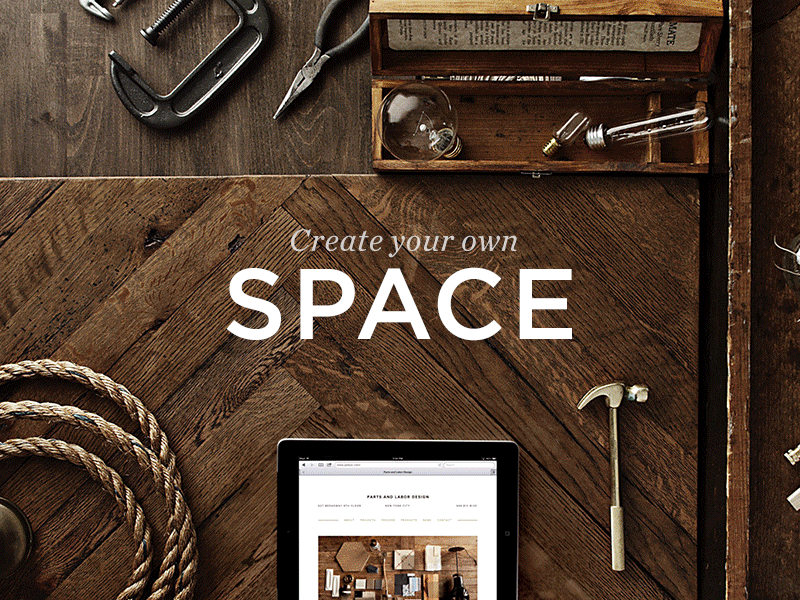 Create your own space chronicle gif gotham squarespace web