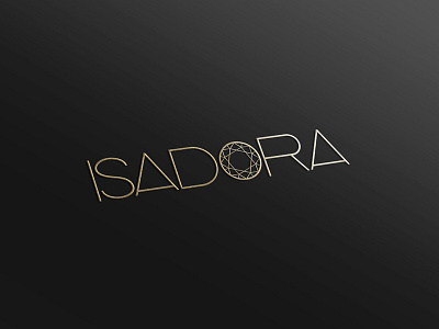 ISADORA branding design diamond jewel jewelry logo logo