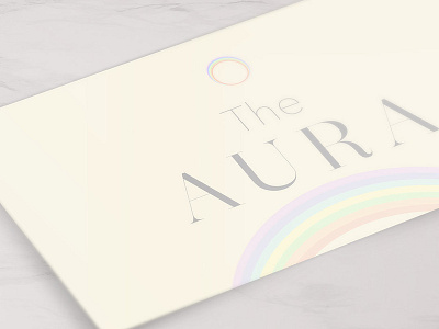 The Aura logo branding busines card corporate branding design graphic design icon identity card logo typography vector