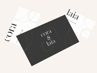 cora & laia Logo + Business card