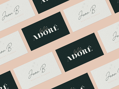 Mon Adoré | Business card branding busines card corporate branding design graphic design identity card logo