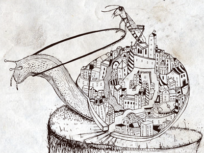 The Snail branding brewery drawing identity illustration snail story storytelling