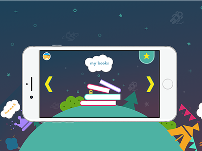 Library app for children books children designing for children future library library library card mobile app playful youth