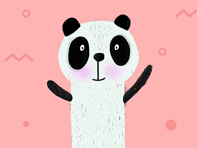 Panda drawing illustration panda