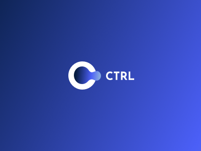 Ctrl Logo betting brand c control ctrl identity logo logotype trading