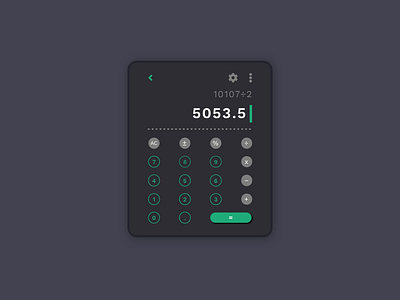 Daily UI #004 _ Calculator