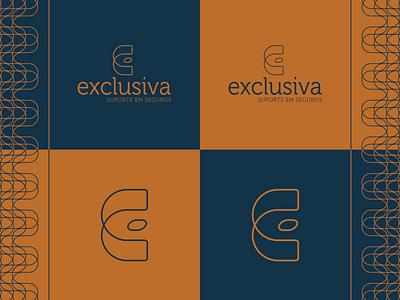 Exclusiva Logo branding design illustration logo typography vector