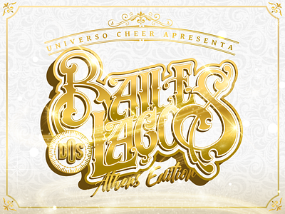 Baile dos Laços adobe illustrator branding design illustration lettering logo typography vector