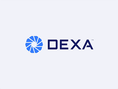 DEXA Logo animation branding design erp flat logo logo design logotype software logo