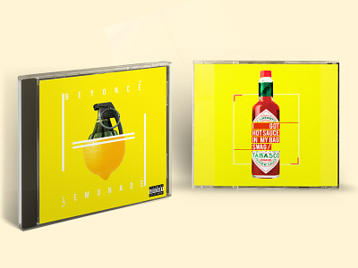 Lemonade album cover art brand design brand identity visual design