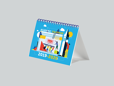 UC Berkeley STS Academic Calendar (2019-20) calendar graphic graphic deisgn illustration illustrator merch design