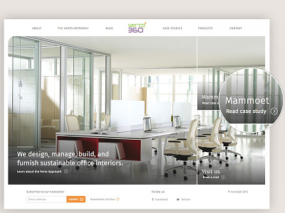 Homepage design full screen furniture homepage hover interior design photography ui ux