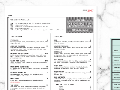 Menu Design