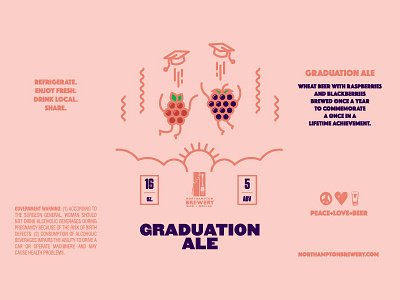 Graduation Ale adorable ale beer graduation hats illustration vector