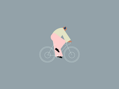 Unused illustrations bike boy design girl illustration music phone reading vector
