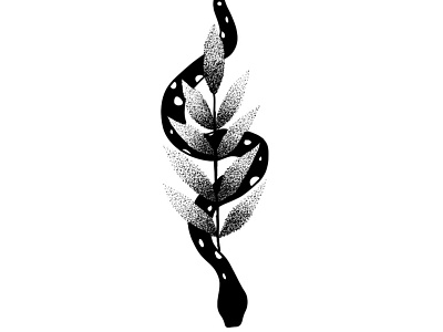 Snake art blackwork design illustration snake tattoo