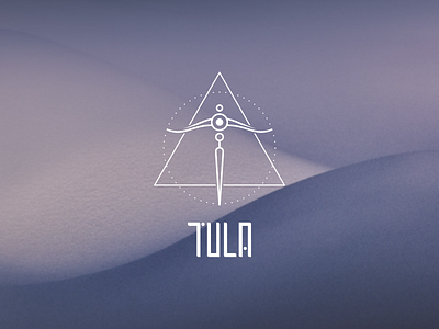 TULA Salon Logo Design ancient balance egyptian graphic design healing hieroglyphics illustrator logo logo design pyramid salon scale symbol
