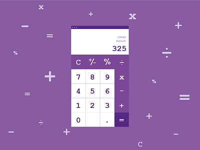 Daily UI #004 - Calculator calculator daily ui 004 design illustration ui uidesign ux uxdesign
