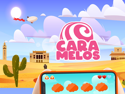 Caramelos - Spanish E-learning Platform adobe childrengame digital art game game art game design gameartist games gameui graphic design hello dribbble kidsgame mobilgame mockup uiux