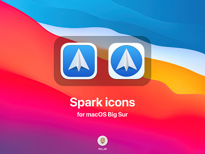 Spark icons for macOS Big Sur bigsur icon macos mail spark