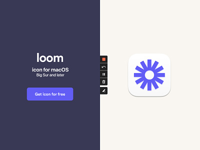 Loom icon design | macOS guidelines