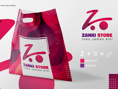 Oline Shop Store Logo with Packaging Mockup branding cloth fluid liquid logo package packaging plastic red shop shopping store