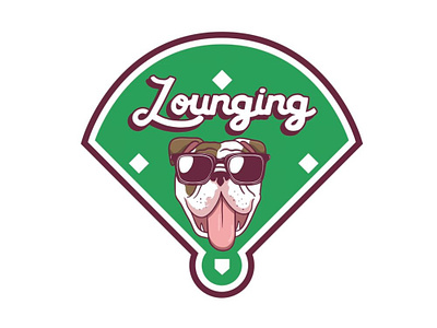 Lounging Logo baseball college baseball hail state left field lounge lounging mississippi state ncaa