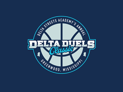 Delta Duels Classic basketball delta logo mississippi