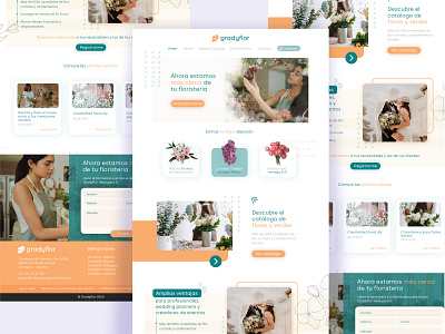 Gradyflor Web Design branding branding design design ui ux web