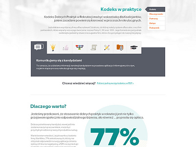 Friendly recruitment project clean colorful design flat orange project simple web design website